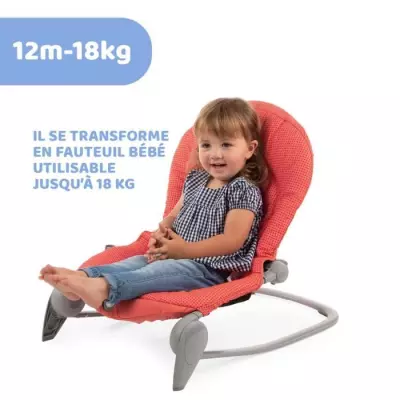 Transat balloon Lion CHICCO: Confort et sécurité en toute simplicité