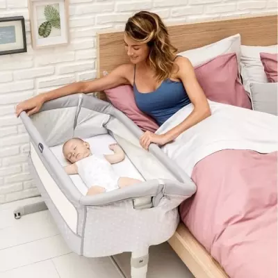 Berceau cododo Next2Me Dream Sage - Spacieux et pratique
