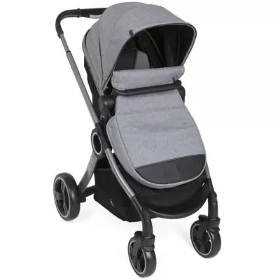 Poussette CHICCO Urban Pro - Titanium: Compact et pratique