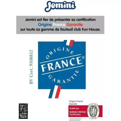 Fauteuil Club en Mousse PAT PATROUILLE Fille - Made in France Fauteuil Club en Mousse PAT PATROUILLE Fille - Made in France