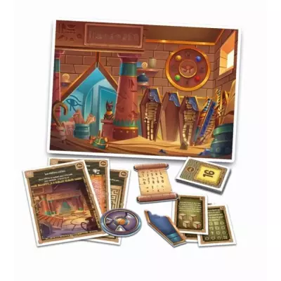 Clementoni Escape Game - Pharaon, Espace, Château - 1 à 8 joueurs