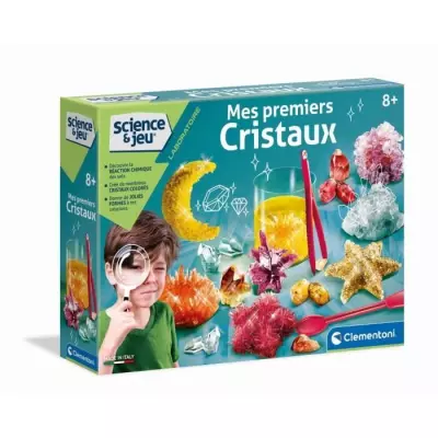 Clementoni - Mes premiers cristaux: une expérience scientifique captivante!
