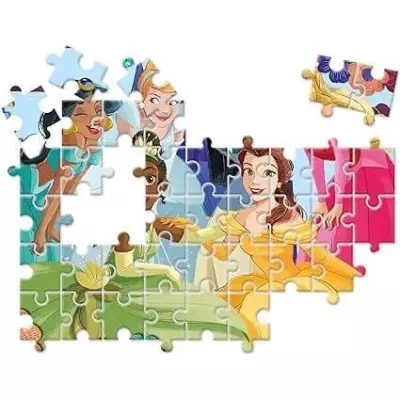 Clementoni Edukit Disney Princesses - Coffret 4 en 1 - 2 puzzles, 1 mémo & 1 jeu de 6 cubes