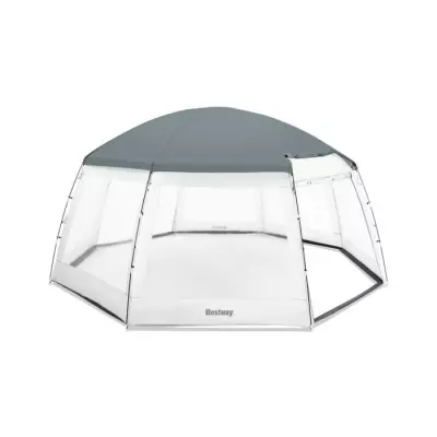 Protégez votre piscine avec le Dôme octogonal Bestway - 6x6x2,95m