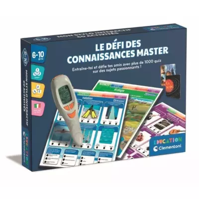 Testez vos connaissances avec le jeu CLEMENTONI - Le défi des connaissances master