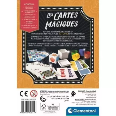 Boîte de magie Clementoni - 20 tours - Dès 7 ans