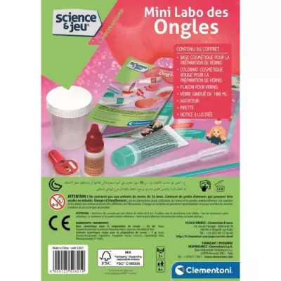 Clementoni Mini Labo des ongles Clementoni Mini Labo des ongles