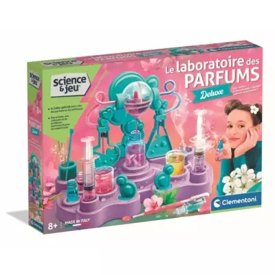 CLEMENTONI - Mon laboratoire de cosmétique Deluxe - Créez parfums et crèmes - 8 ans