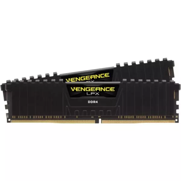 Mémoire RAM - CORSAIR - Vengeance LPX DDR4 - 16GB 2x8GB DIMM - 2666 MHz - 1.20V - Noir (CMK16GX4M2A2666C)