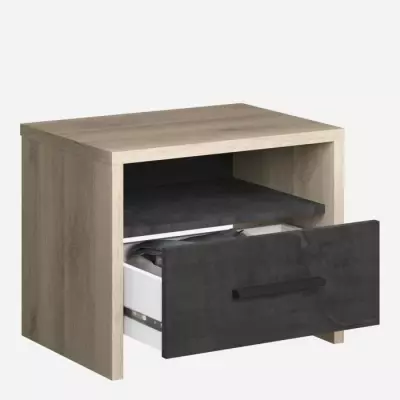 Table de chevet DEMEYERE 1 tiroir - Chêne Kronberg - Tendance Colorado