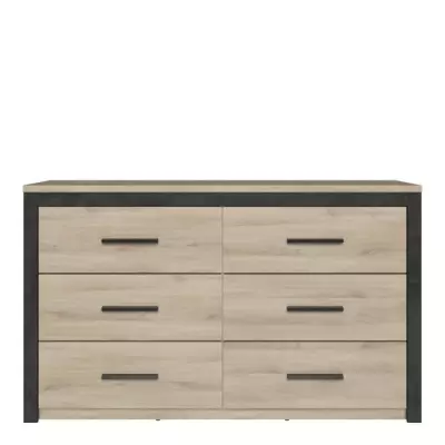Commode 6 tiroirs Colorado - Design chic et éco-responsable