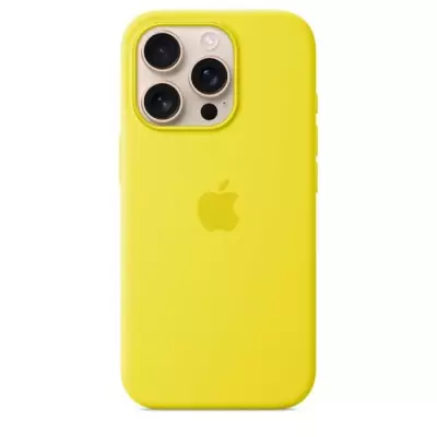 Coque iPhone 16 Pro en silicone avec MagSafe - Star Fruit