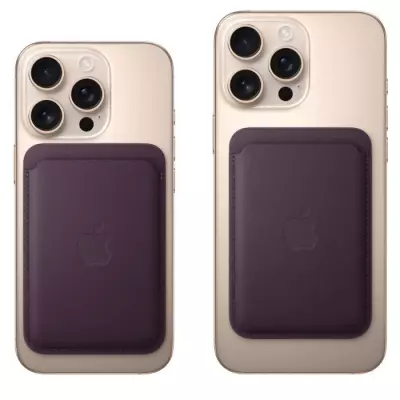 Coque iPhone - Portefeuille FineWoven avec MagSafe - Noir