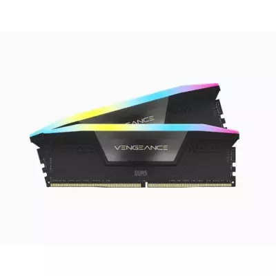 Mémoire RAM CORSAIR Vengeance RGB DDR5 32GB 5600 MHz Noire