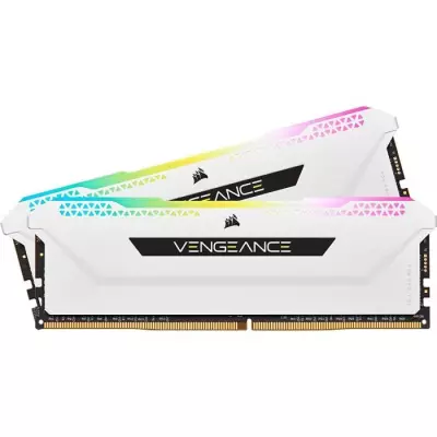 Mémoire RAM CORSAIR Vengeance RGB Pro SL 32Go Blanc