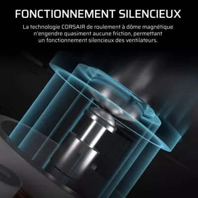Pack de 2 ventilateurs PWM 140mm - CORSAIR - RS140 | Refroidissement & Ventilation
