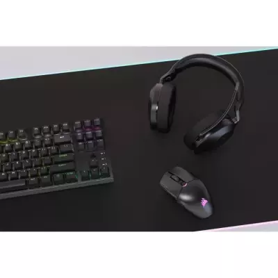 Casque gaming sans fil CORSAIR HS65 Wireless V2 - Carbone - Compact et performant