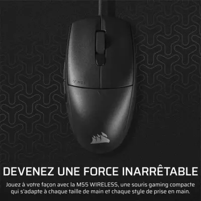 Souris Gaming Filaire CORSAIR M55 - 16 000 DPI - Ergonomique