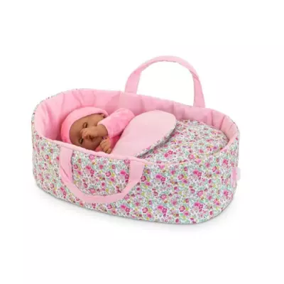 Couffin fleuri pour poupon 30 cm - Corolle: Douceur et élégance
