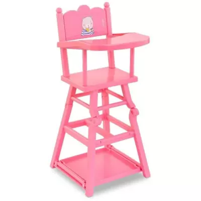 Chaise haute pour poupon 36 et 42cm - Corolle - Multicolore - Pratique et colorée