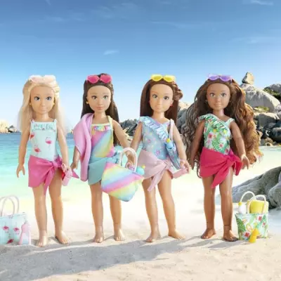 Coffret Zoé à la plage - Poupée mannequin 28 cm