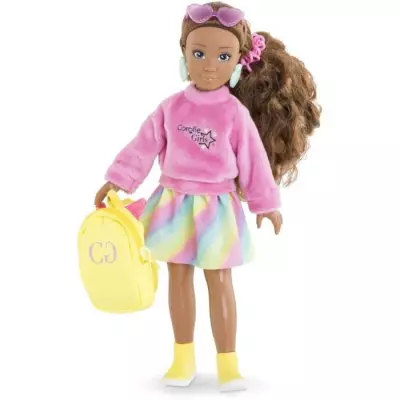 Accessoires poupée COROLLE Dressing fluo 28 cm - 7 accessoires