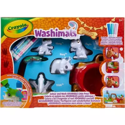 Washimals CRAYOLA - Mes Animaux Dinosaures 3+ ans