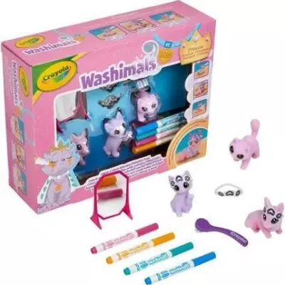 Coloriage - CRAYOLA - Washimals Pastel Princess Pets - Personnalisation ludique!