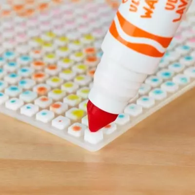 Créatif - CRAYOLA - Wixels Coffret Animaux - Art coloré et lavable