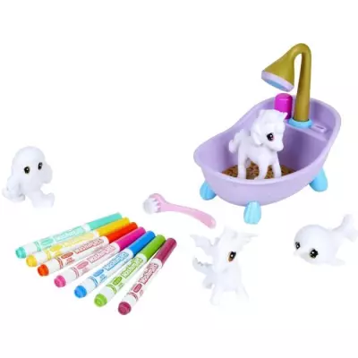 Crayola Washimals Animaux fantastiques - Coffret coloriage lavable 