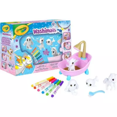 Crayola Washimals Animaux fantastiques - Coffret coloriage lavable 
