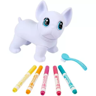 Coloriage CRAYOLA - Washimals Jumbo Dog à Personnaliser - Géant Lavable