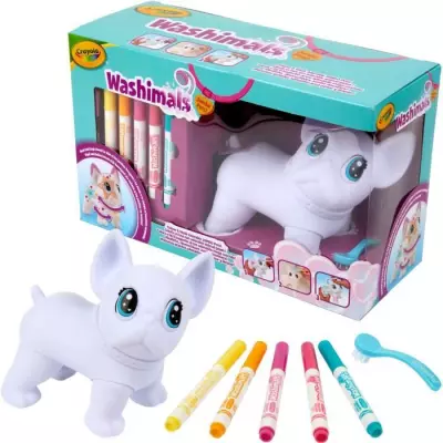 Coloriage CRAYOLA - Washimals Jumbo Dog à Personnaliser - Géant Lavable