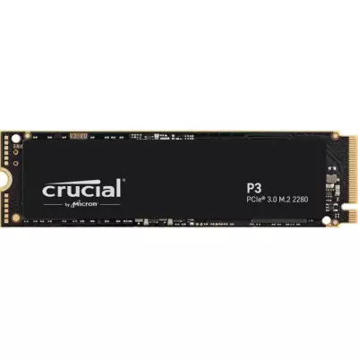Disque dur SSD CRUCIAL P3 2 To NVMe PCIe M.2 - Performances ultimes