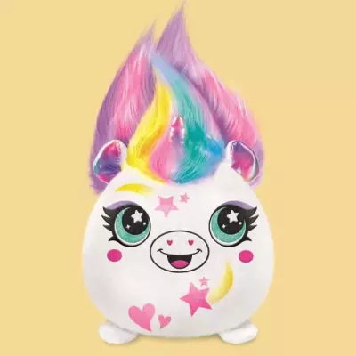 Personnalisez et Décorez avec Canal Toys - Airbrush Plush - Peluche Squishy Hair'iffic
