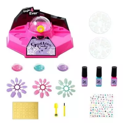 Canal Toys OFG 163 Style For Ever - Kit manucure avec paillettes et tattoos