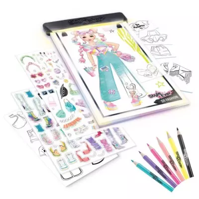 Tablette lumineuse pour fashion designer - OFG 320 - JEU DE COLORIAGE