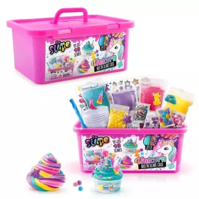 Canal Toys - Mallette Licorne Mix'in Slime - Crée ton propre slime !