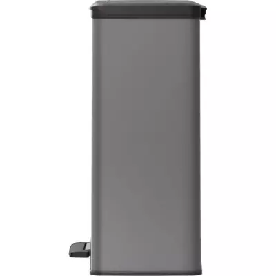 Poubelle Rectangle CURVER 65L Anthracite - Grande capacité
