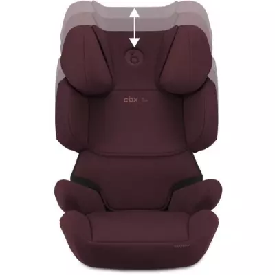 Siège auto CYBEX Solution X i-Fix - De 3 à 12 ans - Rumba Red