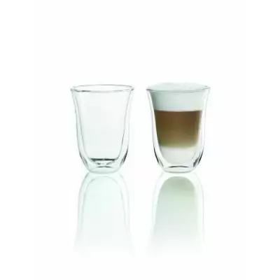 Lot de 2 tasses Latte Macchiato - DELONGHI - Contenance 22 cl
