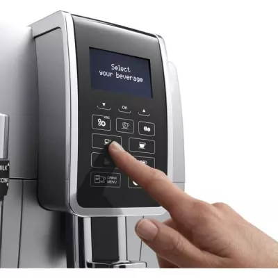 Machine à café expresso automatique avec broyeur - DELONGHI DINAMICA ECAM 350.35.SB Silver