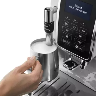 Machine à café expresso automatique avec broyeur - DELONGHI DINAMICA ECAM 350.35.SB Silver