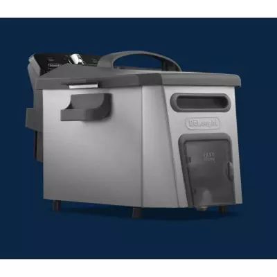 Friteuse électrique semi-pro. DELONGHI FamilyFry - Inox (50x31x33 cm)