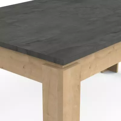 Table à manger AUSTIN - Chêne Hamilton et Sidewalk - 6 pers.