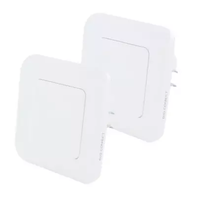 Lot de 2 interrupteurs lumière sans fil - DiO CONNECT - Facile à installer
