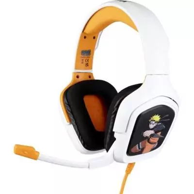 Casque gaming - Filaire - PS4, PS5, Switch, Xbox One et Series X|S - Konix - Naruto Shippuden - Microphone - Câble 1,5 m - Naru