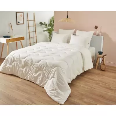 Couette 240x260 cm DODO CHAMPS DE LIN - Chaude et Douce