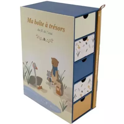 Coffret DOMIVA AU FIL DE L'EAU - Trésors + Journal de naissance