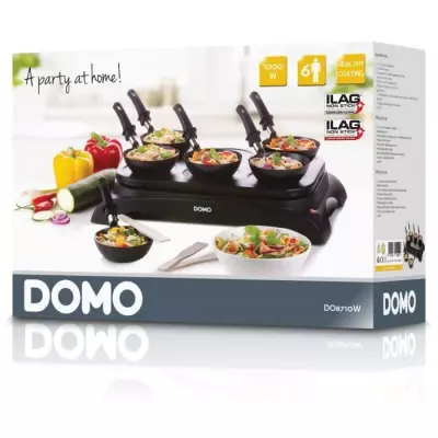 Ensemble gourmet DOMO pour 6 personnes - 1000W